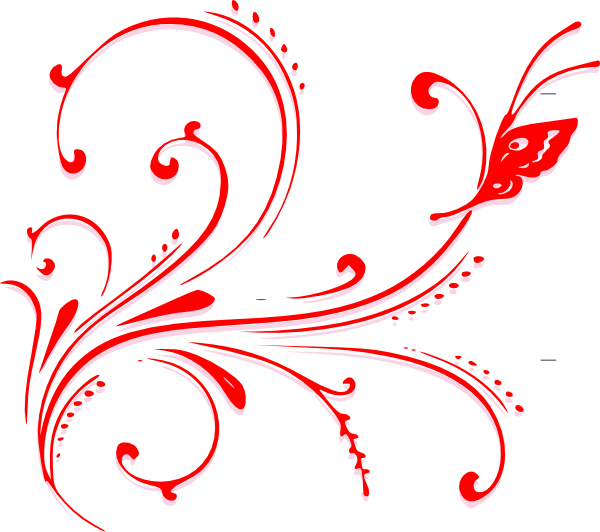 Wedding Scroll Clipart - Red Scroll Border Clip Art - Free Transparent PNG Clipart Images Download. - Transparent PNG Free Download
