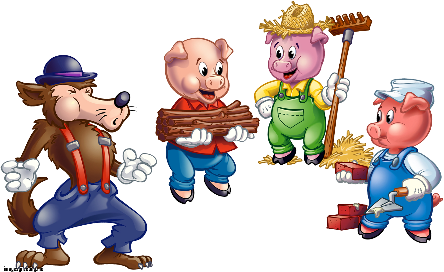 Awesome Clipart 50th Wedding Anniversary Clip Art 50th - Three Little Pigs Pigs - Free Transparent PNG Clipart Images Download. - Transparent PNG Free Download