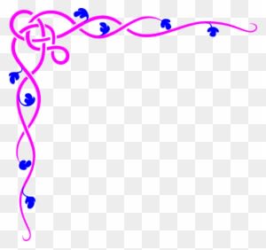 Wedding Border Clipart I Also Made This In A Pink Weddingpink - Simple Page Corner Borders - Free Transparent PNG Clipart Images Download. - Transparent PNG Free Download