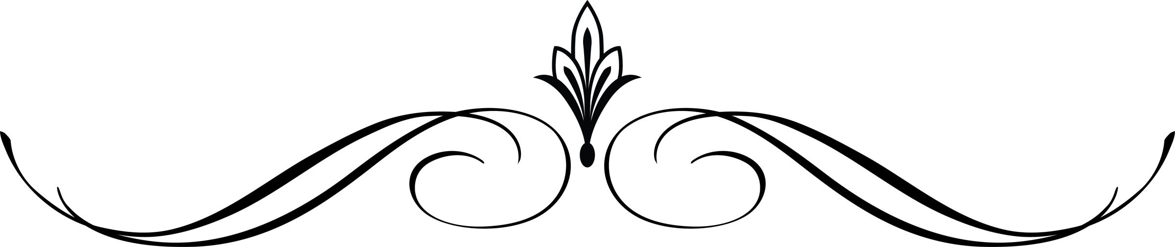 Wedding Line Designs , Swirl - Blue Decorative Lines Png - Free Transparent PNG Clipart Images Download. - Transparent PNG Free Download