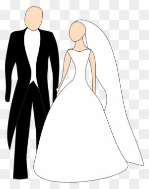 Bride Broom Wedding Dress Smoking Marriage Couple - Bride And Groom Clipart - Free Transparent PNG Clipart Images Download. - Transparent PNG Free Download