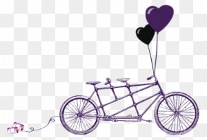 Rustic Wedding Clipart Download Free Clipart - Tandem Bicycle Clip Art - Free Transparent PNG Clipart Images Download. - Transparent PNG Free Download