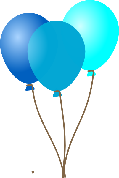 Welcome Back And See You At The Parent Information - Blue Balloons Clip Art - Free Transparent PNG Clipart Images Download. - Transparent PNG Free Download