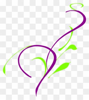 Purple And Green Wedding Corner Art Clip Art - Purple And Green Vector - Free Transparent PNG Clipart Images Download. - Transparent PNG Free Download