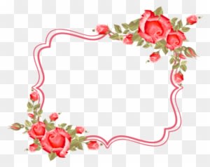 Frame, Flower, Roses, Frame, Border,rose, Wedding, - Marco De Flores Png - Free Transparent PNG Clipart Images Download. - Transparent PNG Free Download