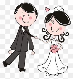 Digi Stamps - Wedding - Novios - Boda - Bride And Groom Clipart - Free Transparent PNG Clipart Images Download. - Transparent PNG Free Download