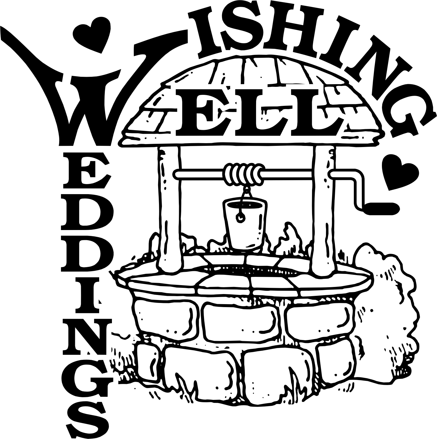 Wedding Wishing Well Clipart - Wishing Well Black And White - Free Transparent PNG Clipart Images Download. - Transparent PNG Free Download