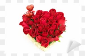 Love Heart Shape Red Roses Gift Bouquet For Valentine - Love - Free Transparent PNG Clipart Images Download. - Transparent PNG Free Download