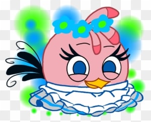 Angry Birds Stella Wedding Dress By Fanvideogames Angry - Angry Birds Stella - Free Transparent PNG Clipart Images Download. - Transparent PNG Free Download