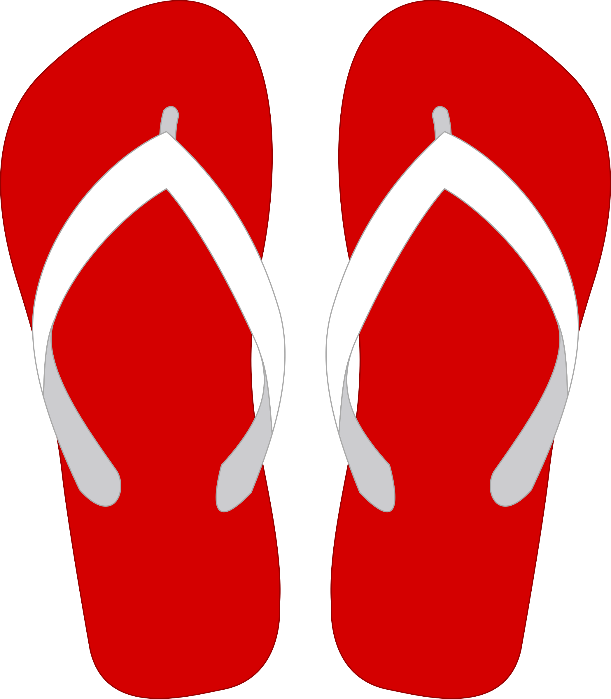 Wedding Clipart Red - Flip Flop Clip Art - Free Transparent PNG Clipart Images Download. - Transparent PNG Free Download