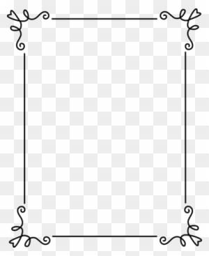 Frame Elegant Wedding Border Clipart Clipart Kid - Simple Frames And Borders - Free Transparent PNG Clipart Images Download. - Transparent PNG Free Download