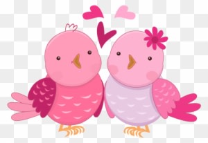 Pink In Love Birds Clipart Oh My Fiesta Wedding - Clip Art - Free Transparent PNG Clipart Images Download. - Transparent PNG Free Download