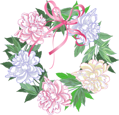 Watercolor Clipart, Peony, Flower Clipart, Wedding - Spring Wreaths Clipart - Free Transparent PNG Clipart Images Download. - Transparent PNG Free Download