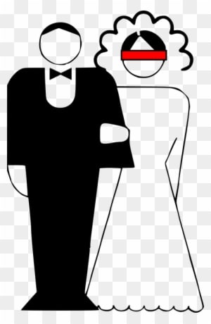 Wedding Vector Graphics 12, - Marriage Black And White - Free Transparent PNG Clipart Images Download. - Transparent PNG Free Download