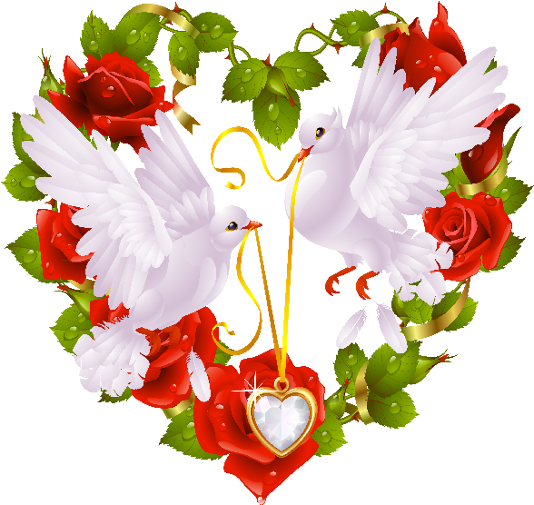 White Doves Wedding Clip Art Images - Love Birds Images For Facebook - Free Transparent PNG Clipart Images Download. - Transparent PNG Free Download