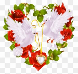 White Doves Wedding Clip Art Images - Love Birds Images For Facebook - Free Transparent PNG Clipart Images Download. - Transparent PNG Free Download