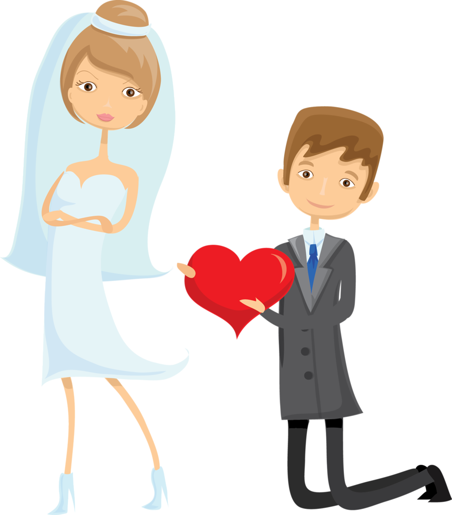 Wedding Stampswedding Cardswedding - Hombre Y Una Mujer Animados - Free Transparent PNG Clipart Images Download. - Transparent PNG Free Download