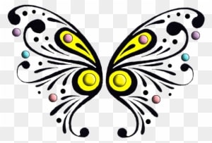 Butterfly Tattoos For Women, Feather Tattoo Design, - Tattoo - Free Transparent PNG Clipart Images Download. - Transparent PNG Free Download