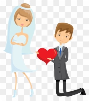 Wedding Stampswedding Cardswedding - Hombre Y Una Mujer Animados - Free Transparent PNG Clipart Images Download. - Transparent PNG Free Download