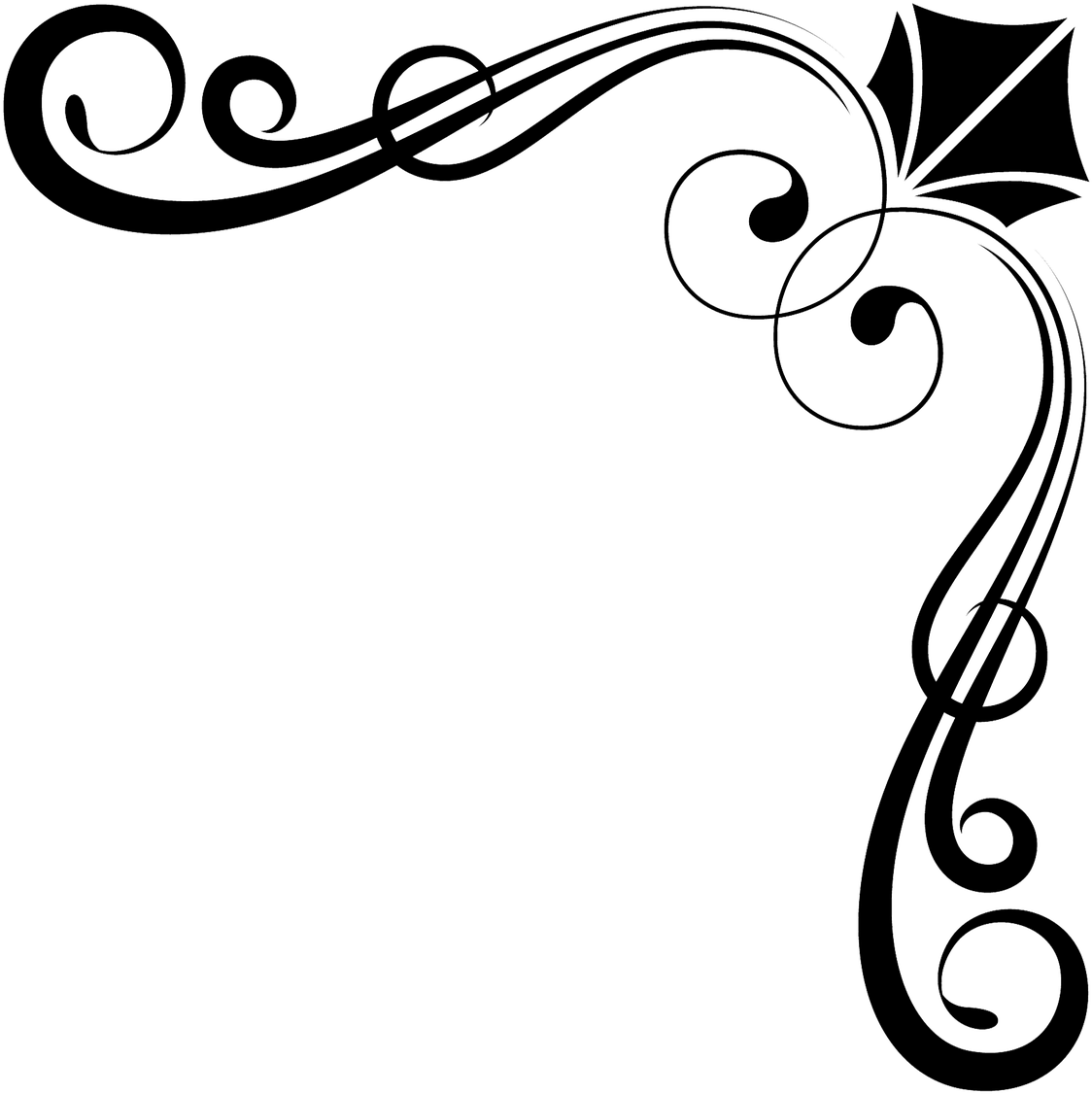 Wedding, Corner, Frame, Divider, Floral, Art Deco - Bingkai Sudut - Free Transparent PNG Clipart Images Download. - Transparent PNG Free Download