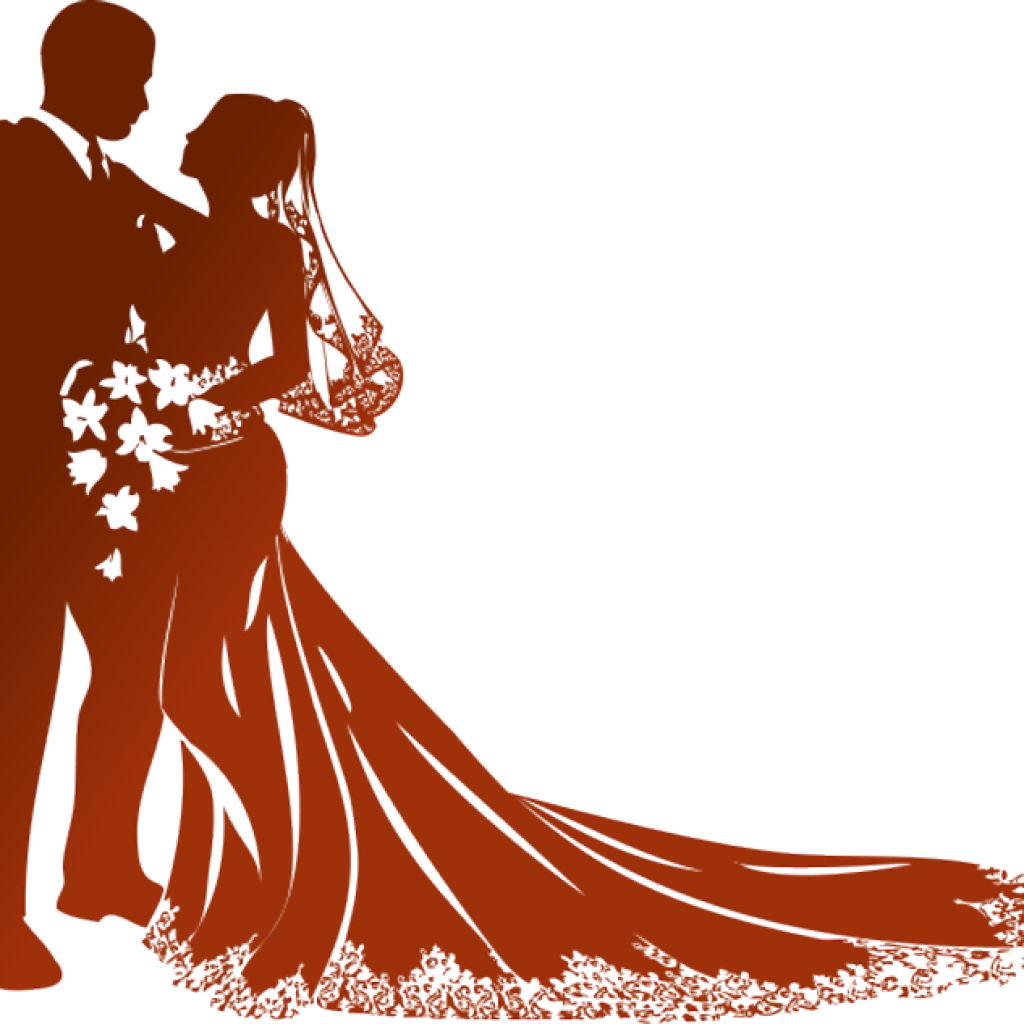 Clipart Png Download Wedding Png Clipart Hq Png Image - Bride And Groom Silhouette Clip - Free Transparent PNG Clipart Images Download. - Transparent PNG Free Download