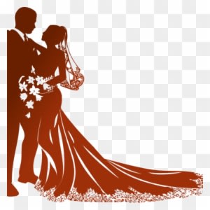 Clipart Png Download Wedding Png Clipart Hq Png Image - Bride And Groom Silhouette Clip - Free Transparent PNG Clipart Images Download. - Transparent PNG Free Download