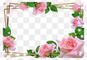 Attractive Beautiful Flower Frame Pattern - Beautiful Photo Frame Png - Free Transparent PNG Clipart Images Download. - Transparent PNG Free Download