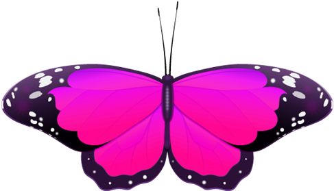 Wedding Clip Art - Pink Butterfly Clip Art - Free Transparent PNG Clipart Images Download. - Transparent PNG Free Download