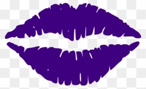 Lips Purple Wedding Clip Art - Lips Clip Art - Free Transparent PNG Clipart Images Download. - Transparent PNG Free Download