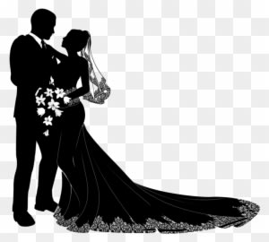 Image Of Wedding Clipart - Bride And Groom Vector - Free Transparent PNG Clipart Images Download. - Transparent PNG Free Download