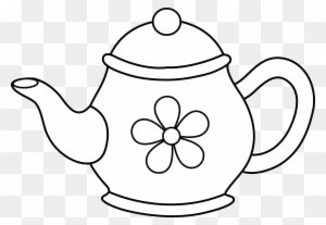Fancy Teacup Clip Art - Teko Clipart Black And White - Free Transparent PNG Clipart Images Download. - Transparent PNG Free Download