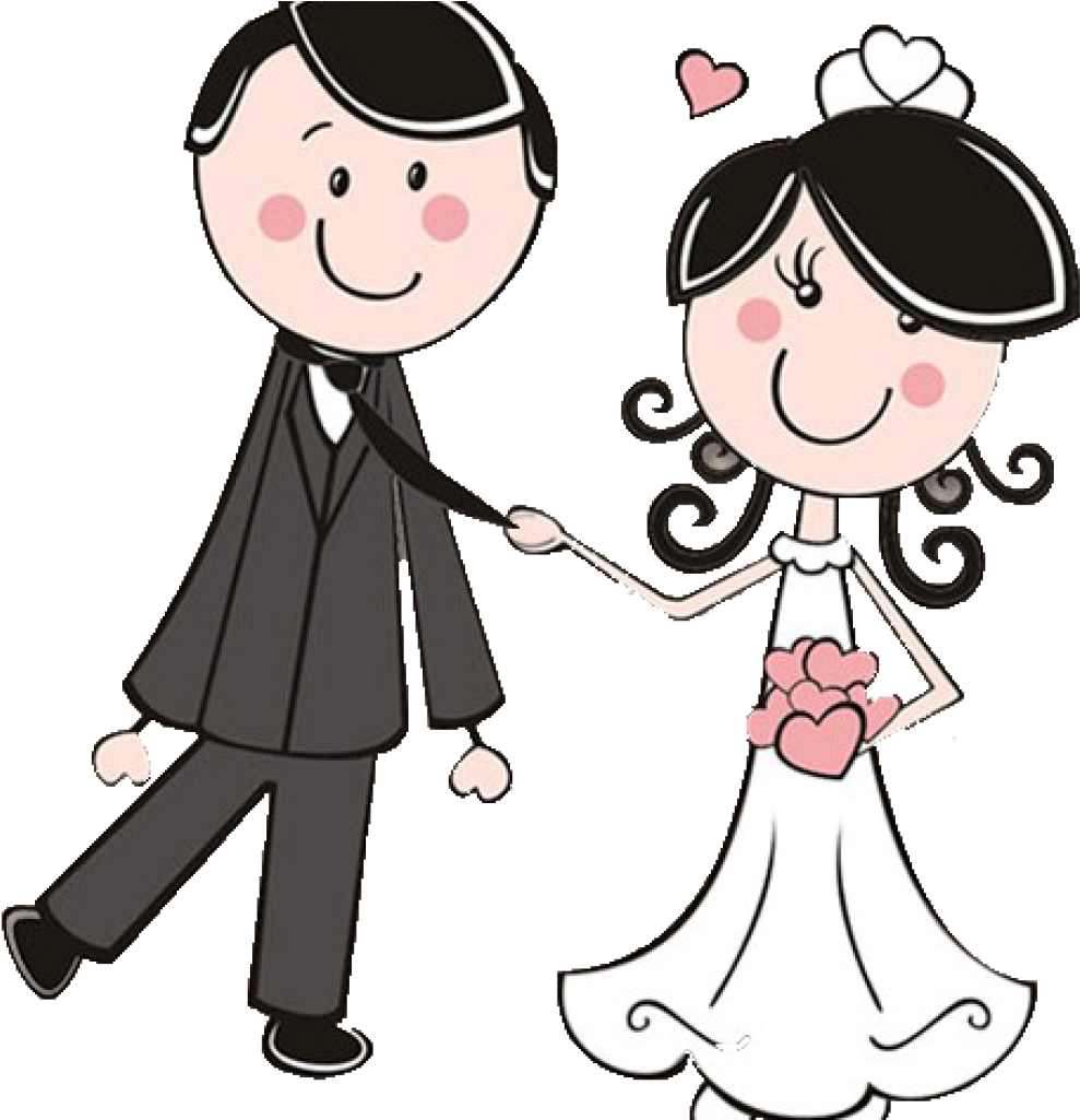 Bride Clipart Dibujos Clipart Digi Stamps Wedding Novios - Bride And Groom Clipart - Free Transparent PNG Clipart Images Download. - Transparent PNG Free Download