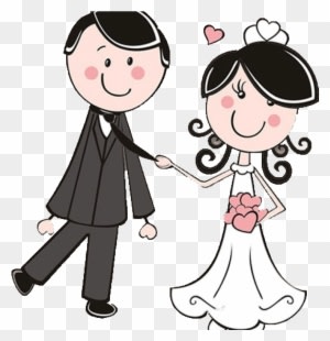 Bride Clipart Dibujos Clipart Digi Stamps Wedding Novios - Bride And Groom Clipart - Free Transparent PNG Clipart Images Download. - Transparent PNG Free Download