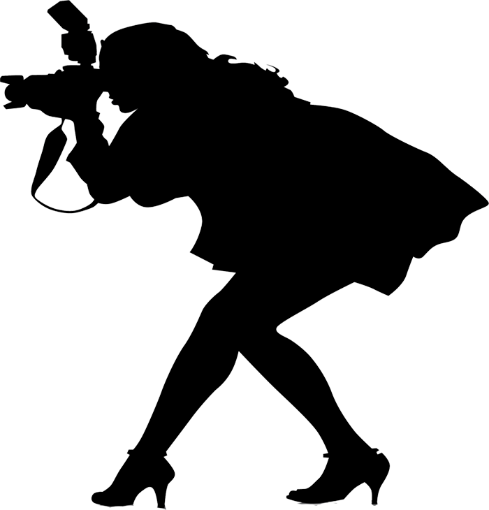 Kolmega Productions Wedding Photography - Female Photographer Silhouette - Free Transparent PNG Clipart Images Download. - Transparent PNG Free Download