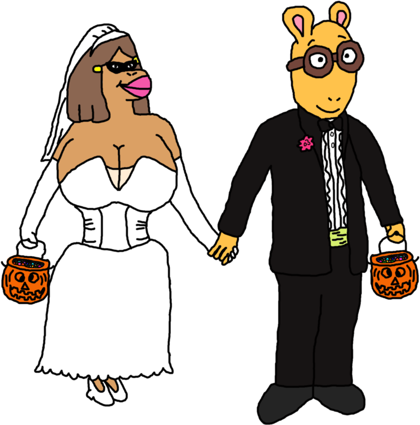 Arthur And Francine As A Wedding Couple In Clip Ar - Arthur And Francine - Free Transparent PNG Clipart Images Download. - Transparent PNG Free Download