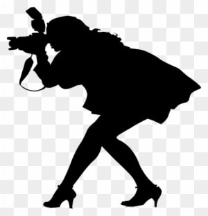 Kolmega Productions Wedding Photography - Female Photographer Silhouette - Free Transparent PNG Clipart Images Download. - Transparent PNG Free Download