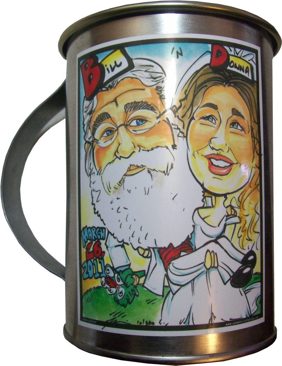 Image Of Bayou Billy & Mama Donna's Wedding Tin Mug - The Adventures Of Bayou Billy - Free Transparent PNG Clipart Images Download. - Transparent PNG Free Download