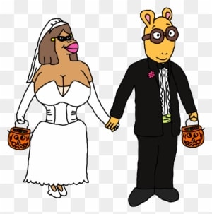 Arthur And Francine As A Wedding Couple In Clip Ar - Arthur And Francine - Free Transparent PNG Clipart Images Download. - Transparent PNG Free Download