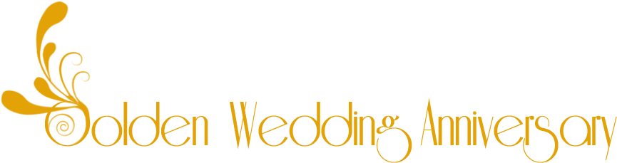 Golden Wedding Anniversary Clipart - Golden Anniversary Clip Art - Free Transparent PNG Clipart Images Download. - Transparent PNG Free Download