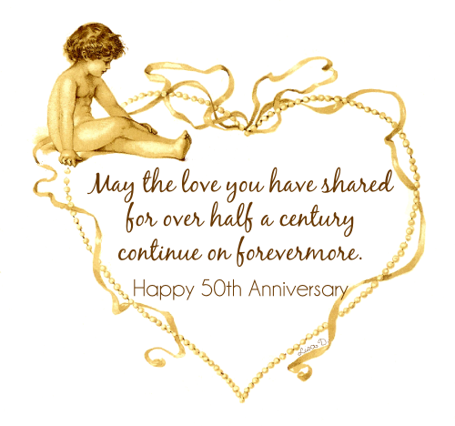 Happy 50th Wedding Anniversary Quotes Clipart - Toast For 50th Anniversary - Free Transparent PNG Clipart Images Download. - Transparent PNG Free Download