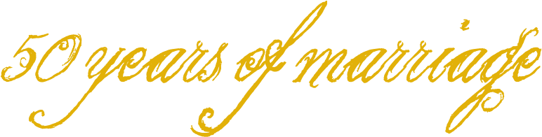 Free 50th Wedding Anniversary Clip Art Golden Anniversary - Golden Anniversary Clip Art - Free Transparent PNG Clipart Images Download. - Transparent PNG Free Download