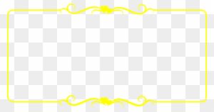 Yellow Wedding Border Clipart - Diy Hearts Program Fan Template, Printable Blue Wedding - Free Transparent PNG Clipart Images Download. - Transparent PNG Free Download