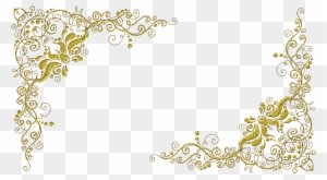 Molduras Com Arabescos Dourados - Borda Para Convite De Casamento Png - Free Transparent PNG Clipart Images Download. - Transparent PNG Free Download