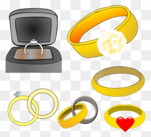 Wedding Ring Clipart 14, - Vihkisormus Piirros - Free Transparent PNG Clipart Images Download. - Transparent PNG Free Download