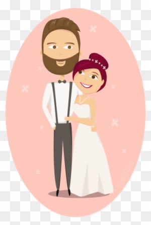 Bride And Groom Free Wedding Images 1 Free Clipart - Groom And Bride Clip Art - Free Transparent PNG Clipart Images Download. - Transparent PNG Free Download