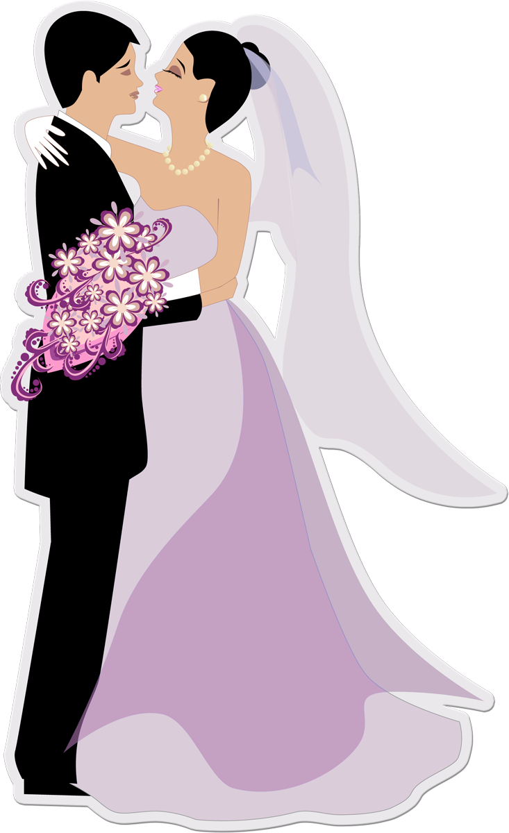 Новобрачные - - Pergamano - Ślub - Pinterest - Wedding - Married Man And Woman - Free Transparent PNG Clipart Images Download. - Transparent PNG Free Download