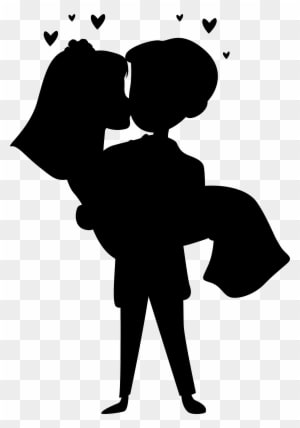Wedding Love Couple Silhouettes Clip Art - Couple Png - Free Transparent PNG Clipart Images Download. - Transparent PNG Free Download