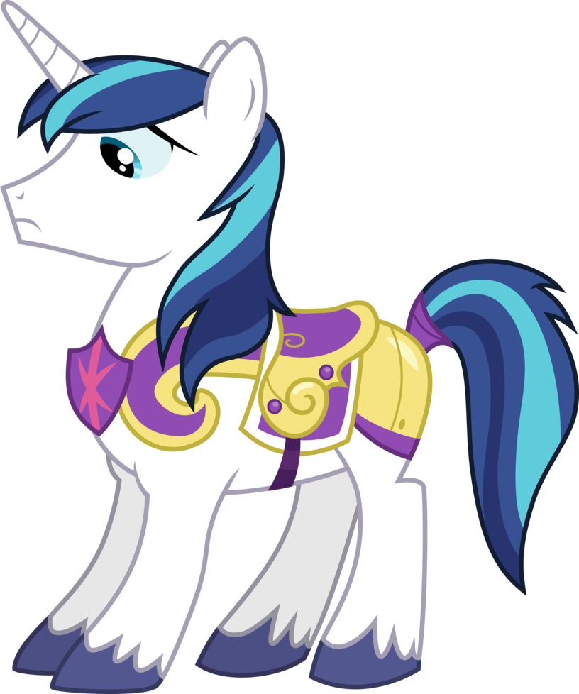 Shining Armor By Starnight5 - My Little Pony Shining Armor Pose Shield + Stripes - Free Transparent PNG Clipart Images Download. - Transparent PNG Free Download