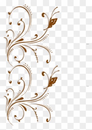Fancy Wedding Border Png Transpa Images Clip Art - Write Here Notebooks: Butterfly Notebook/journal/diary - Free Transparent PNG Clipart Images Download. - Transparent PNG Free Download