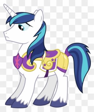 Shining Armor By Starnight5 - My Little Pony Shining Armor Pose Shield + Stripes - Free Transparent PNG Clipart Images Download. - Transparent PNG Free Download